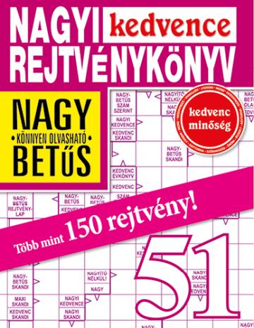 Nagyi Kedvence Rejtvénykönyv 51.