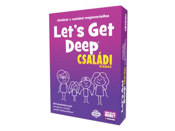 Let's Get Deep -Családi kiadás -kártyajáték 