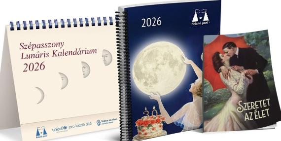 Szépasszony Lunáris Kalendárium 2026