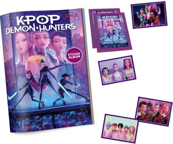 K-POP Demon Hunters matrica album