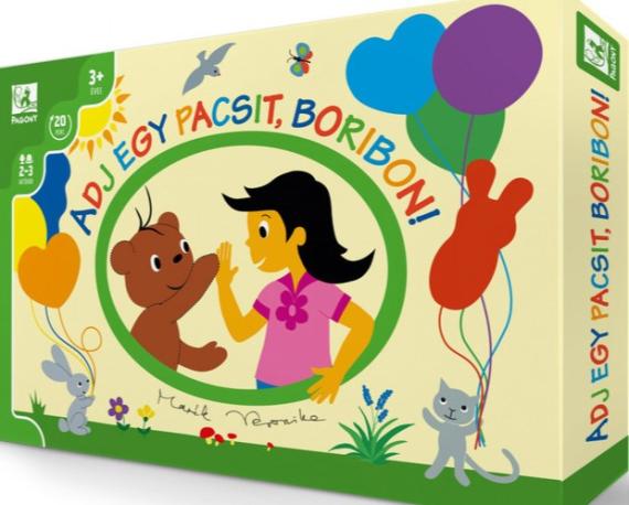 Adj egy pacsit, Boribon! - Társasjáték Adj egy pacsit, Boribon! - Társasjáték