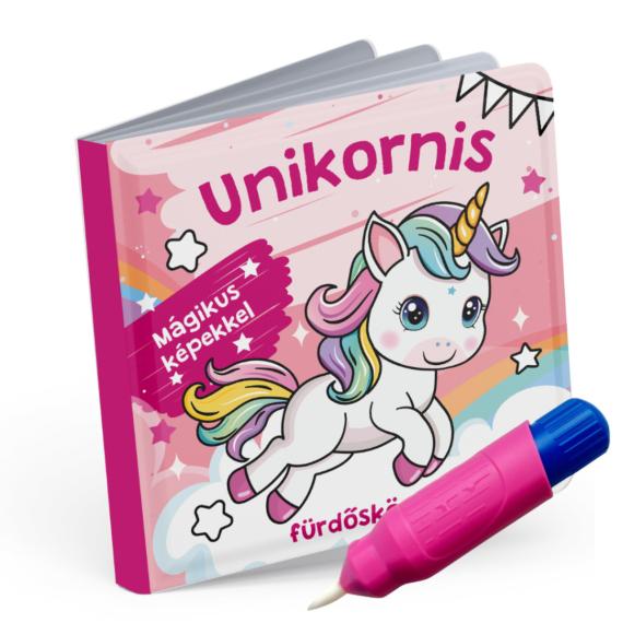 Unikornis fürdőskönyv - színváltós, mágikus képekkel Unikornis fürdőskönyv - színváltós, mágikus képekkel