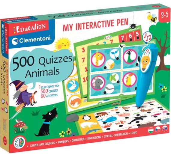 500 Kvíz ovisoknak interaktív tollal - Állatok