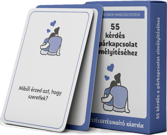 55 kérdés a párkapcsolat elmélyítéséhez (beszélgetésindító kártyák)