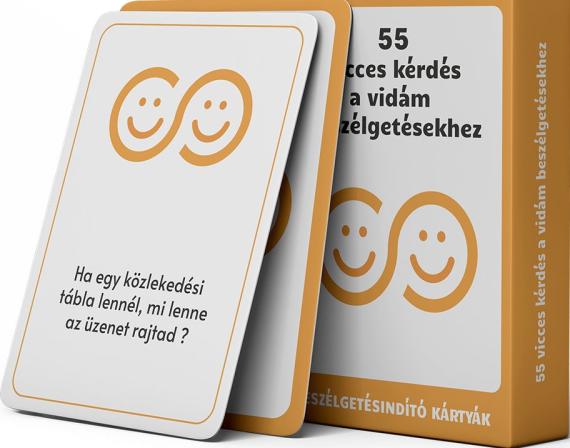55 vicces kérdés a vidám beszélgetésekhez kártya