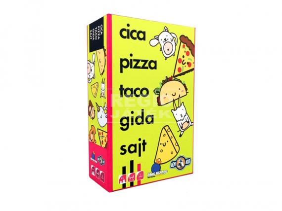 Cica, pizza, taco, gida, sajt - társasajáték