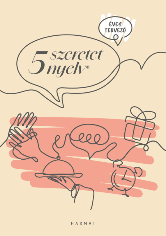 5 szeretetnyelv – éves tervező (bézs)