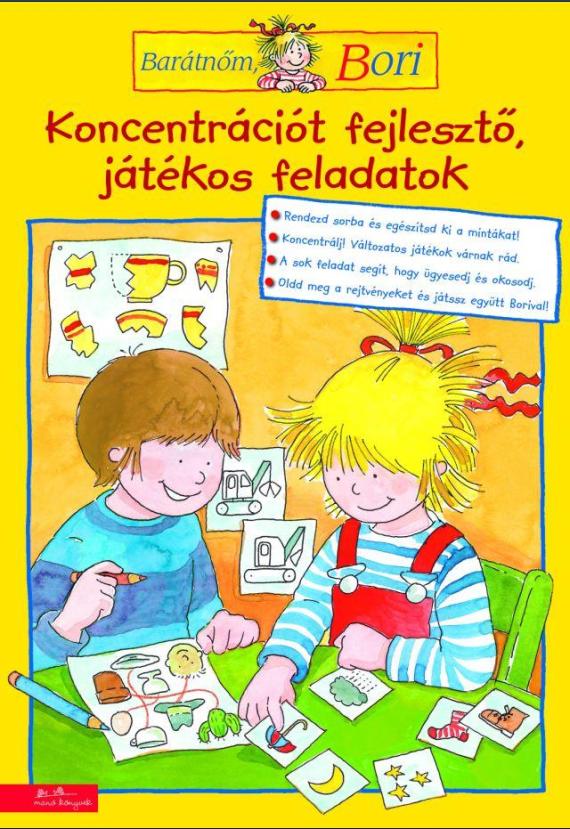Koncentrációt fejlesztő játékos feladatok /Barátnőm, Bori