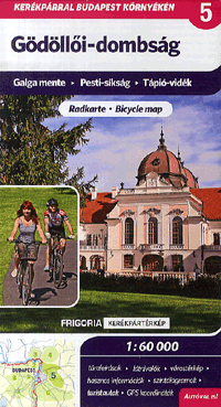 Gödöllői-dombság kerékpáros térkép 1 : 60 000