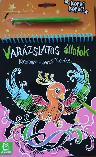 Karckönyv kaparós pálcikával - Varázslatos állatok