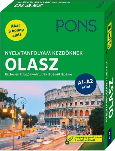 PONS Nyelvtanfolyam kezdőknek OLASZ - Kezdő és újrakezdő nyelvtanulóknak - Hanganyag pendrive-on és webről letölthető (új kiadás