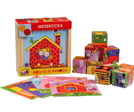 Bogyó és Babóca fakocka – Házikók