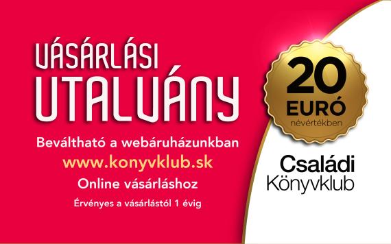 Vásárlási utalvány 20 EUR értékben