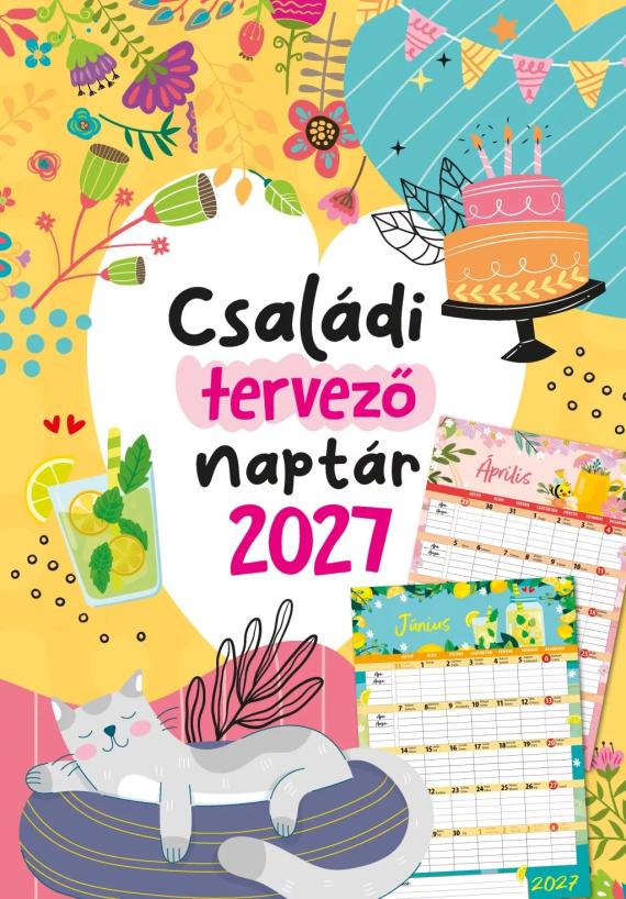 Családi tervező - Naptár 2027 Családi tervező - Naptár 2027