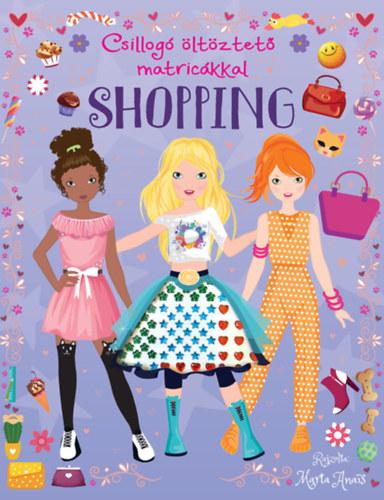 Csillogó öltöztető matricákkal - Shopping
