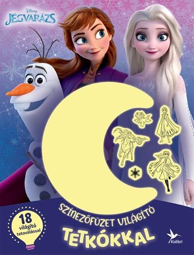 Színezőfüzet világító tetkókkal - Jégvarázs Színezőfüzet világító tetkókkal - Jégvarázs