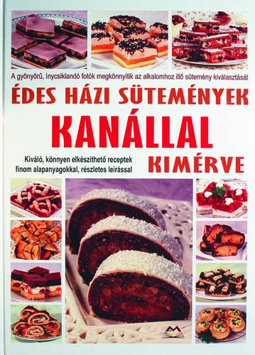 Édes házi sütemények kanállal kimérve