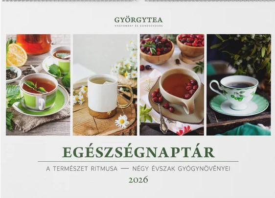 Györgytea egészségnaptár 2026 - falinaptár Györgytea egészségnaptár 2026 - falinaptár