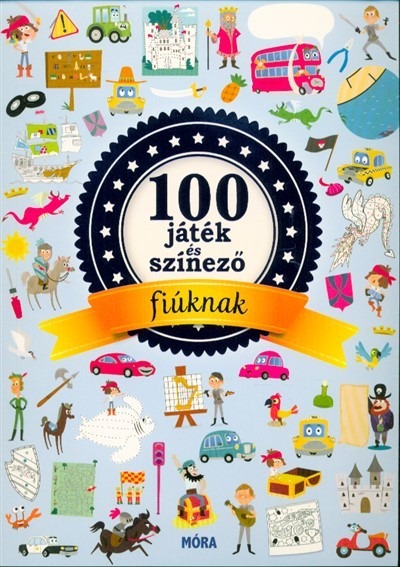 100 játék és színező - Fiúknak