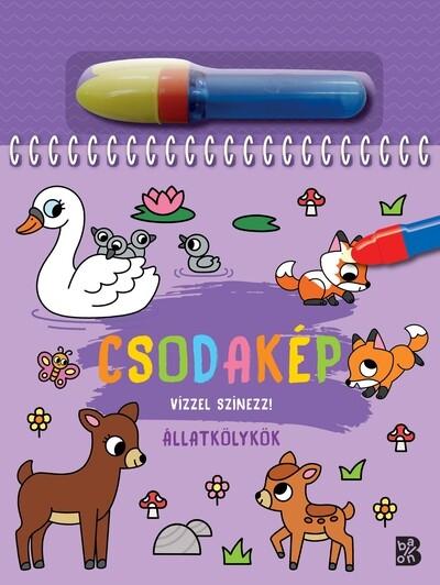 Csodakép – Állatkölykök - Vízzel színezz!