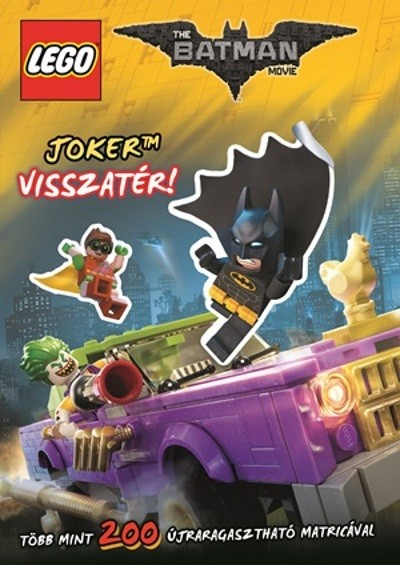 Lego Batman - Joker visszatér /Matricás foglalkoztató