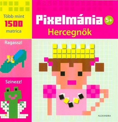 Pixelmánia - Hercegnők /Több mint 1500 matrica