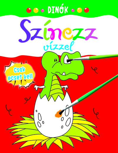 Színezz vízzel - Dinók