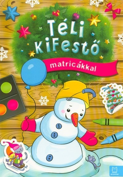 Téli kifestő matricákkal §K