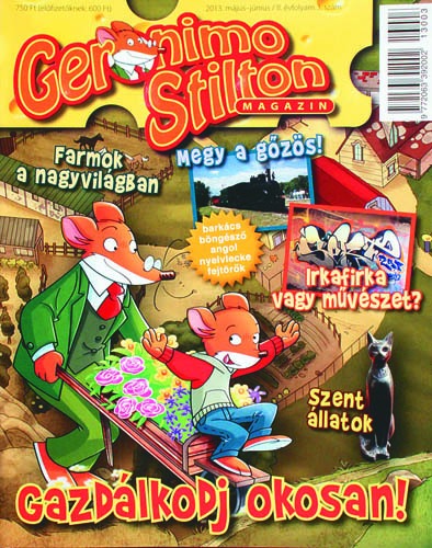 Geronimo Stilton magazinokGazdálkodj okosanHurrá, itt a tavasz