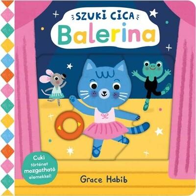 Szuki cica - Balerina - mozgatható elemekkel - Szuki cica