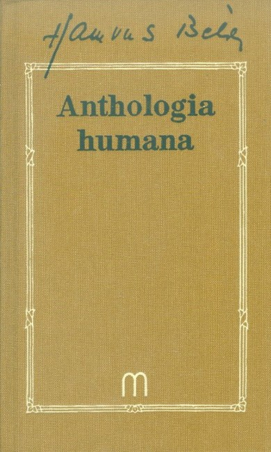 Anthologia humana /Hamvas Béla 1.