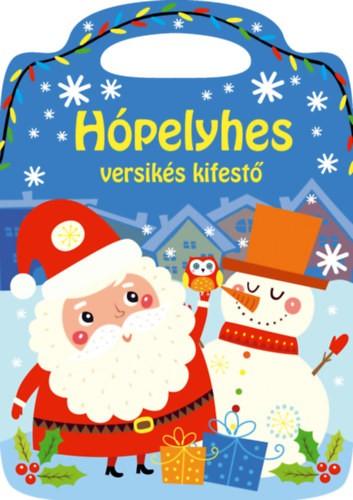 Hópelyhes versikés kifestő