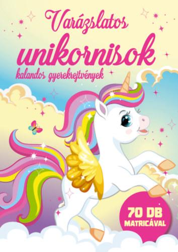 Varázslatos unikornisok - Kalandos gyerekrejtvények - 70 db matricával
