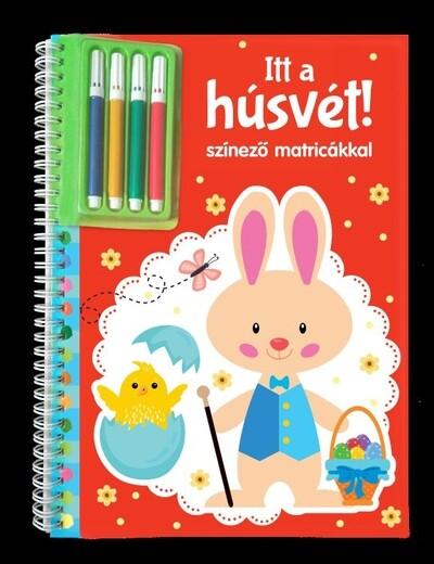 Itt a húsvét - Színező matricákkal és filctollal §H Itt a húsvét - Színező matricákkal és filctollal §H