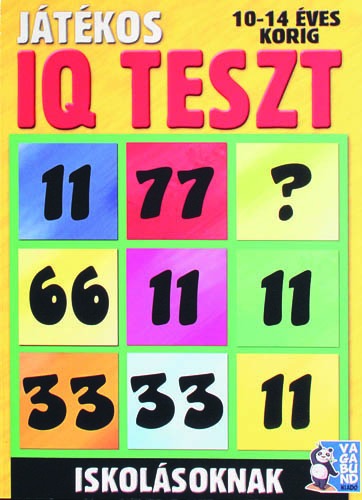 Játékos IQ teszt iskolásoknak 10-14 éves korig