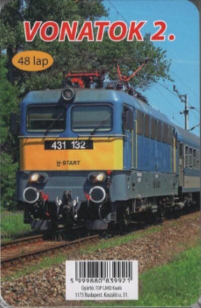 Vonatok 2. - 48 lapos kártya (új kiadás)