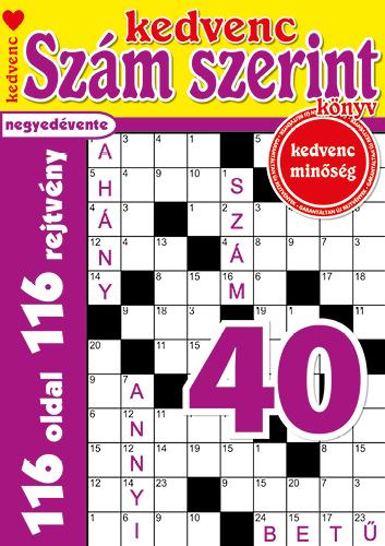 Kedvenc Szám Szerint Könyv 40