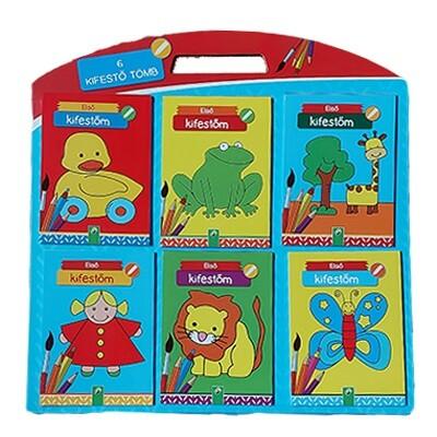 Első kifestőm - 6 kifestő tömb (40x40 cm méret)
