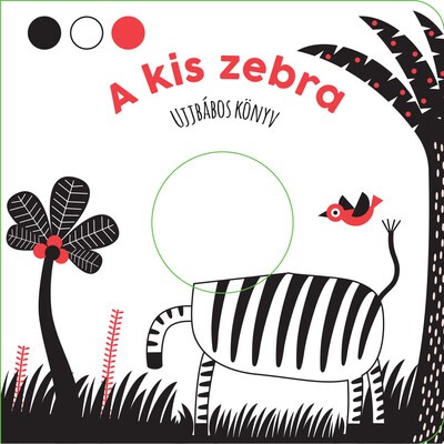 A kis zebra - Ujjbábos könyv