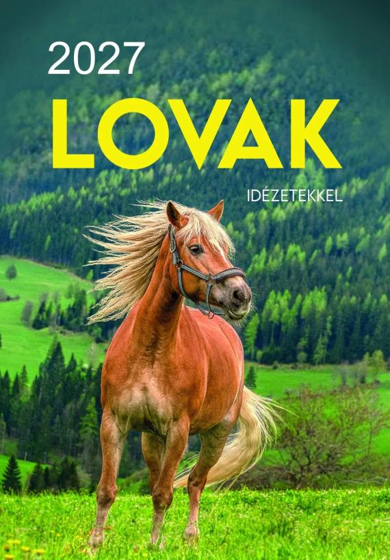 Lovak idézetekkel - Naptár 2027