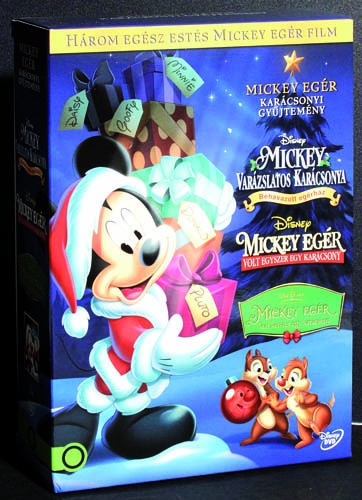 Mickey egér varázslatos karácsonya dvd + Volt egyszer egy karácsony dvd + Volt kétszer egy karácsony dvd