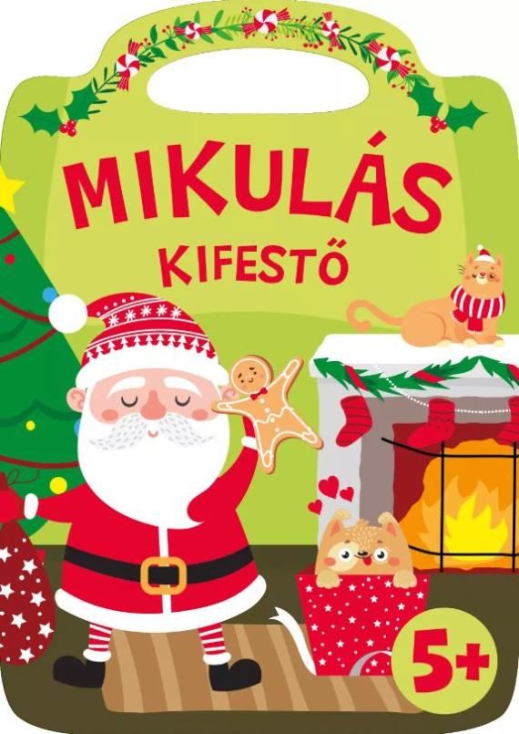 Mikulás kifestő