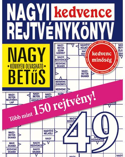 Nagyi kedvence Rejtvénykönyv 49.