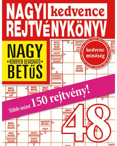 Nagyi kedvence Rejtvénykönyv 48.