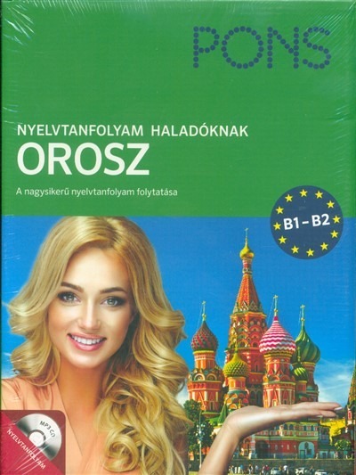 PONS - Nyelvtanfolyam haladóknak - Orosz (könyv+CD) - B1-B2