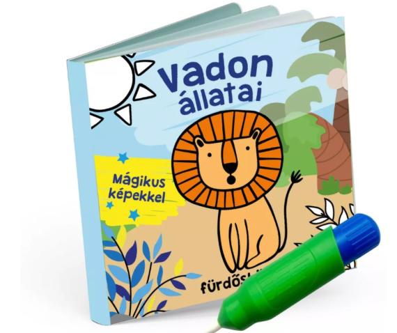  Vadon állatai fürdőskönyv - színváltós, mágikus képekkel 