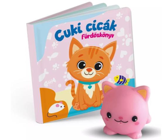 Cuki cicák - fürdőskönyv játékkal Cuki cicák - fürdőskönyv játékkal