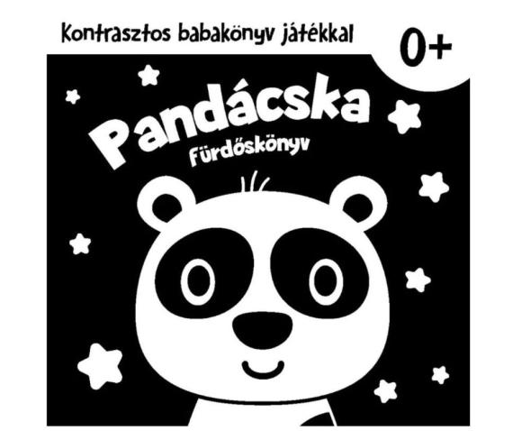 Pandácska - kontrasztos fürdőskönyv játékkal 0+ Pandácska - kontrasztos fürdőskönyv játékkal 0+
