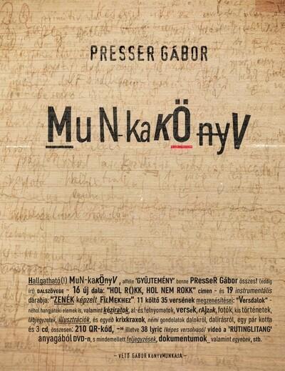 Munkakönyv - 3 CD és 1 DVD melléklettel Munkakönyv - 3 CD és 1 DVD melléklettel