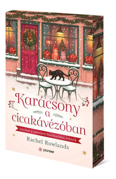 Karácsony a cicakávézóban (éldekorált)